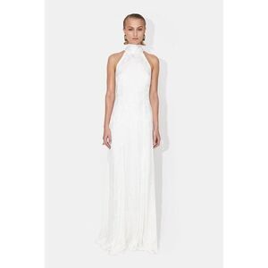 Galvan London MAYA Silk blend BRIDAL GOWN FR38